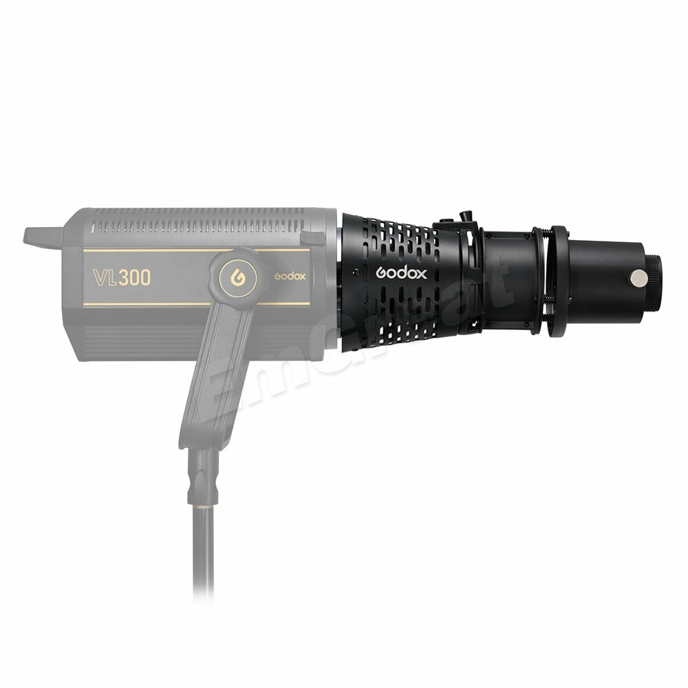 US Godox SA-17 & SA-P Bowens Mount LED Continuous Light Snoot Adapter+Projector