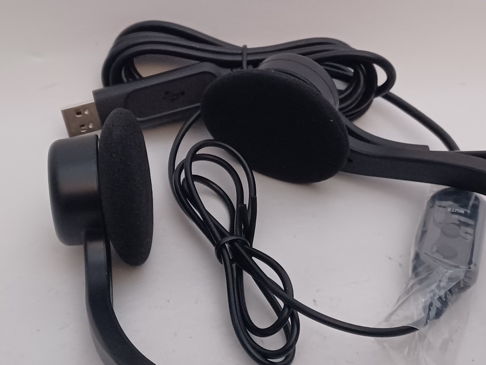 3A Logitech 960 USB Computer Headset M/N A00091