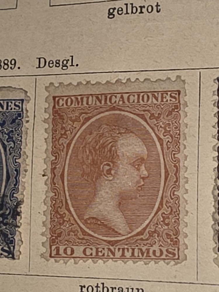 Foreign Spanien 10c Stamp Used - #I224