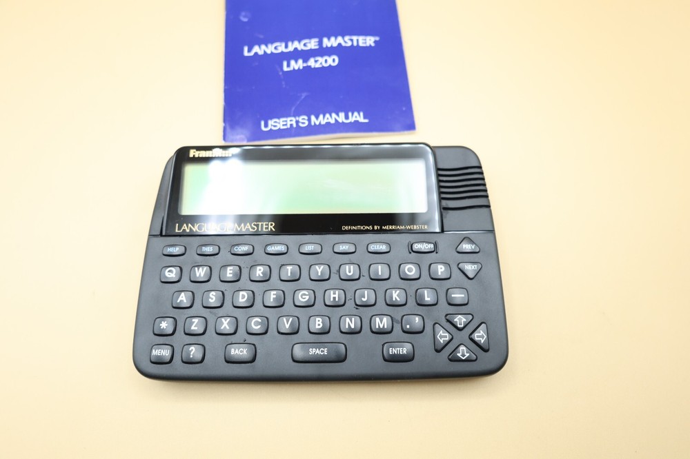 Franklin Language Master LM-4200 Dictionary Thesaurus- Not working