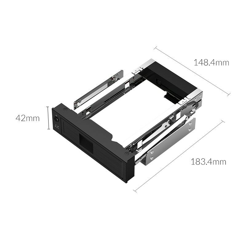 ORICO 5.25inch Tray-Less Hot-Swap Mobile Rack for SATA 3.5" Hard Drive HDD Dock