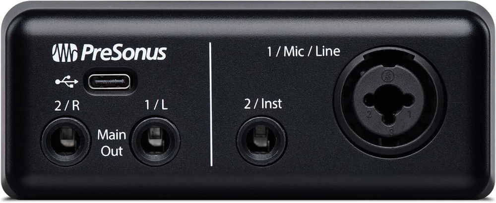 PreSonus AudioBox GO Compact 2x2 Bus-Powered USB Audio Interface