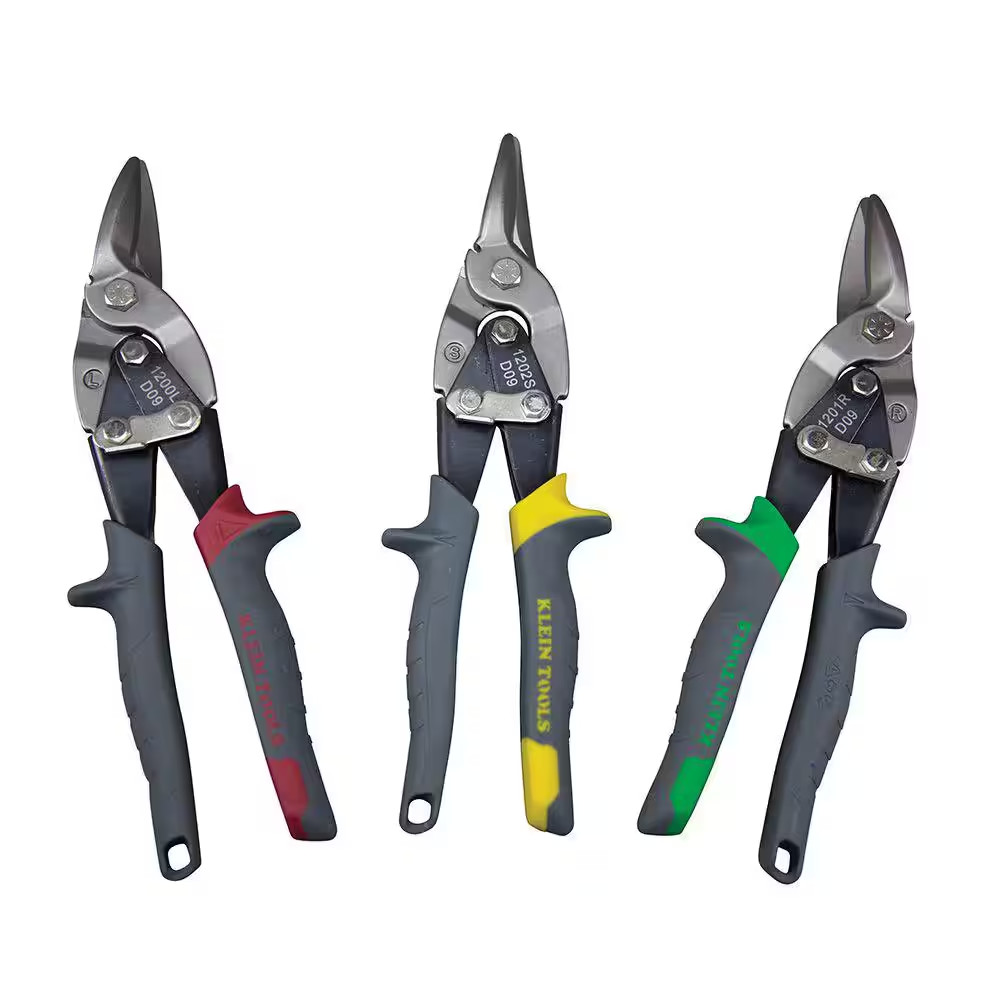 Right-Cut Aviation Snips with Wire Cutter