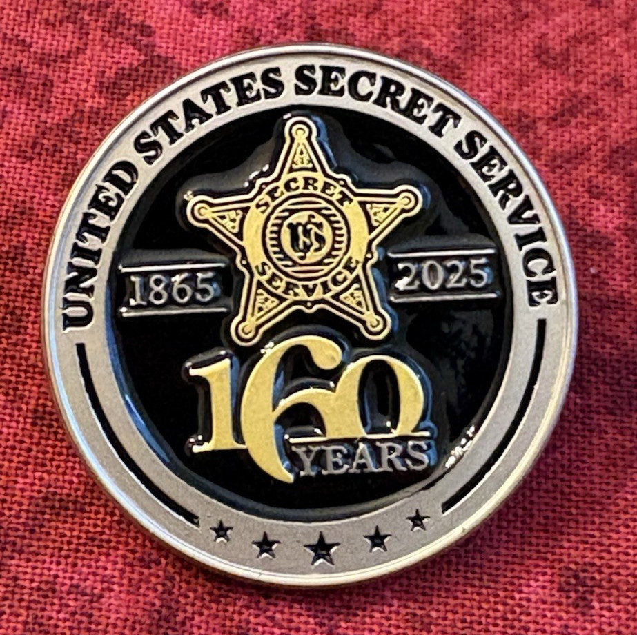 US SECRET SERVICE PIN -  160TH ANNIVERSARY OF THE SECRET SERVICE