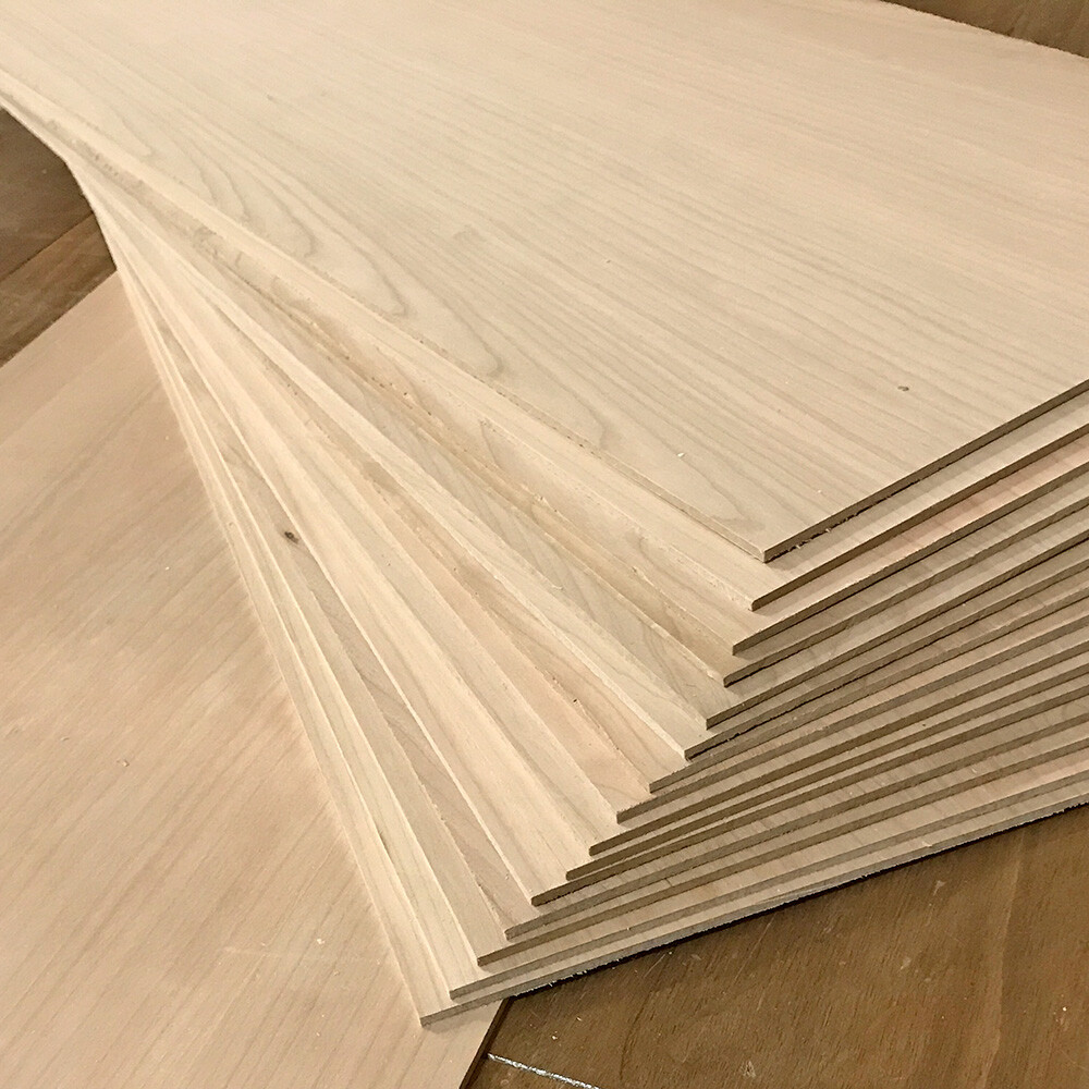 1/8" Plywood Real Wood Veneered Panels for Crafts, Laser & Engraving