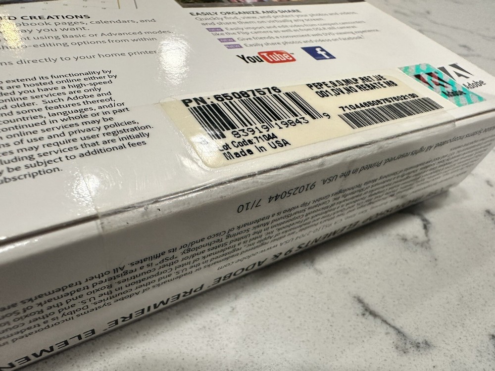 Adobe Photoshop Elements 9 & Adobe Premiere Elements 9 - Upgrade for PC, Mac