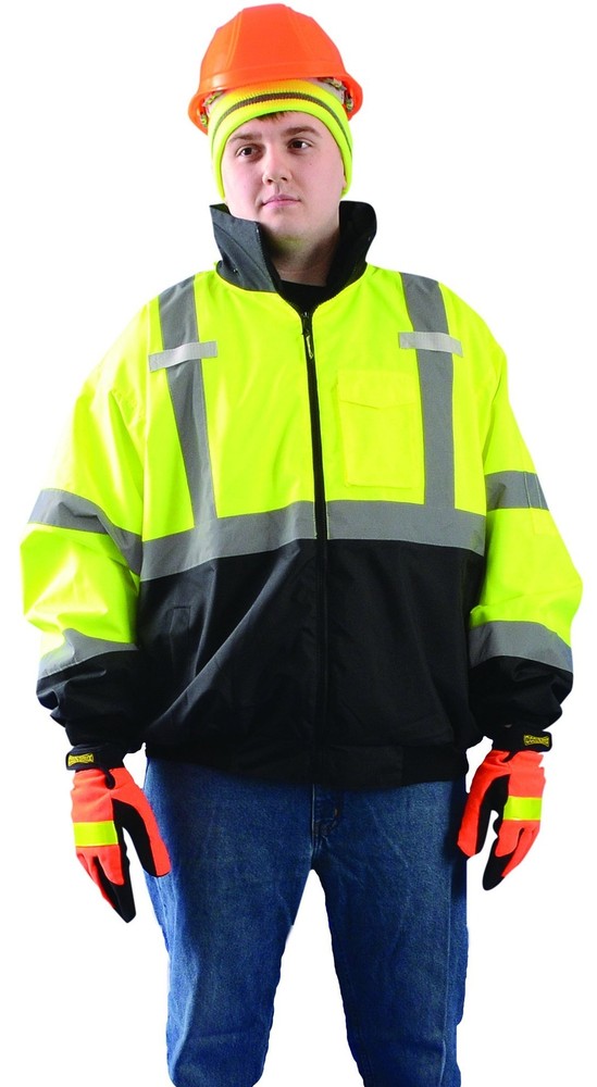 OccuNomix mens Standard protective work jackets, Yellow, Medium US