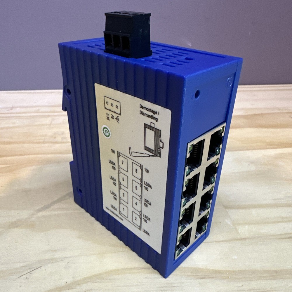 Hirschmann Spider 8TX Ethernet Rail Switch New