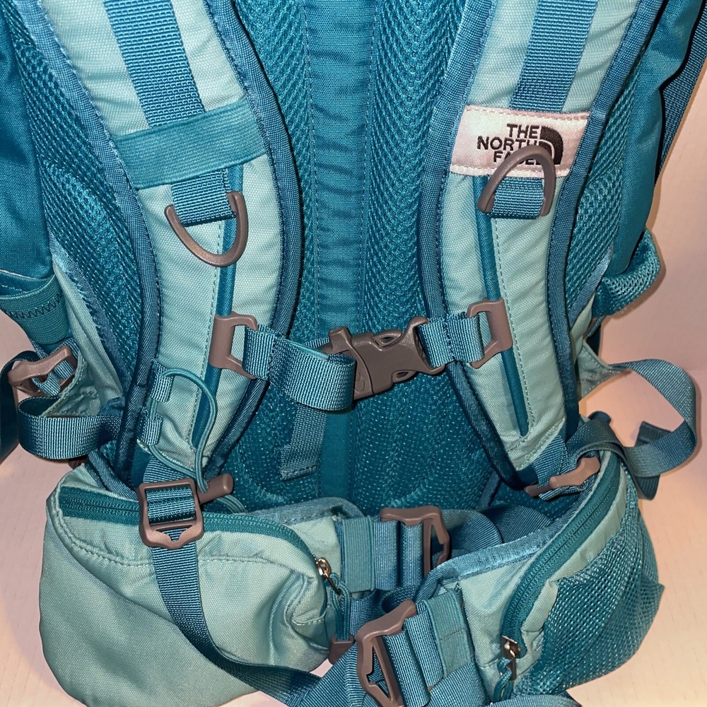 North Face Altea Hiking Back Pack Teal Size Large
