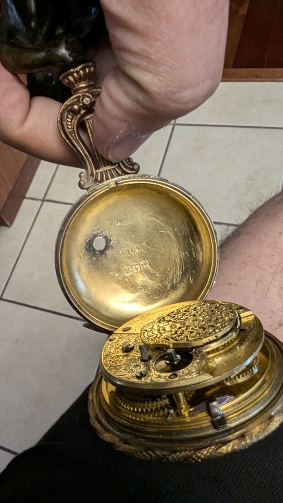 Samuel Deacon Pocket Watch/Clock circa 1797.