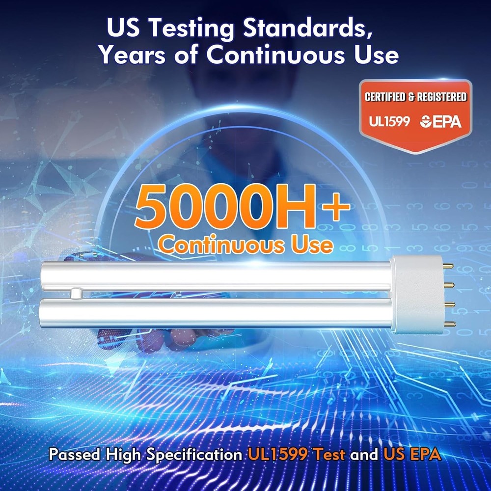 Bug Zapper Bulb 18W H Shaped 4 Pin Replacement Light