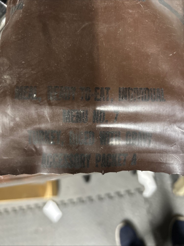 Military bag food