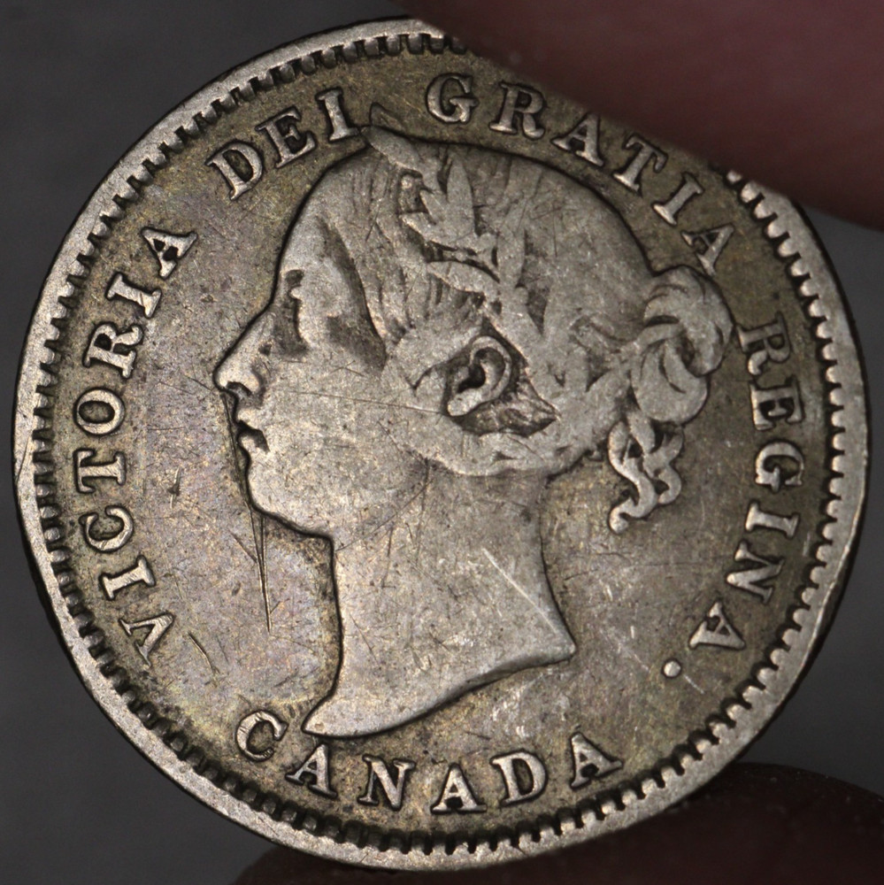 1896 Canada Silver 10 Cents