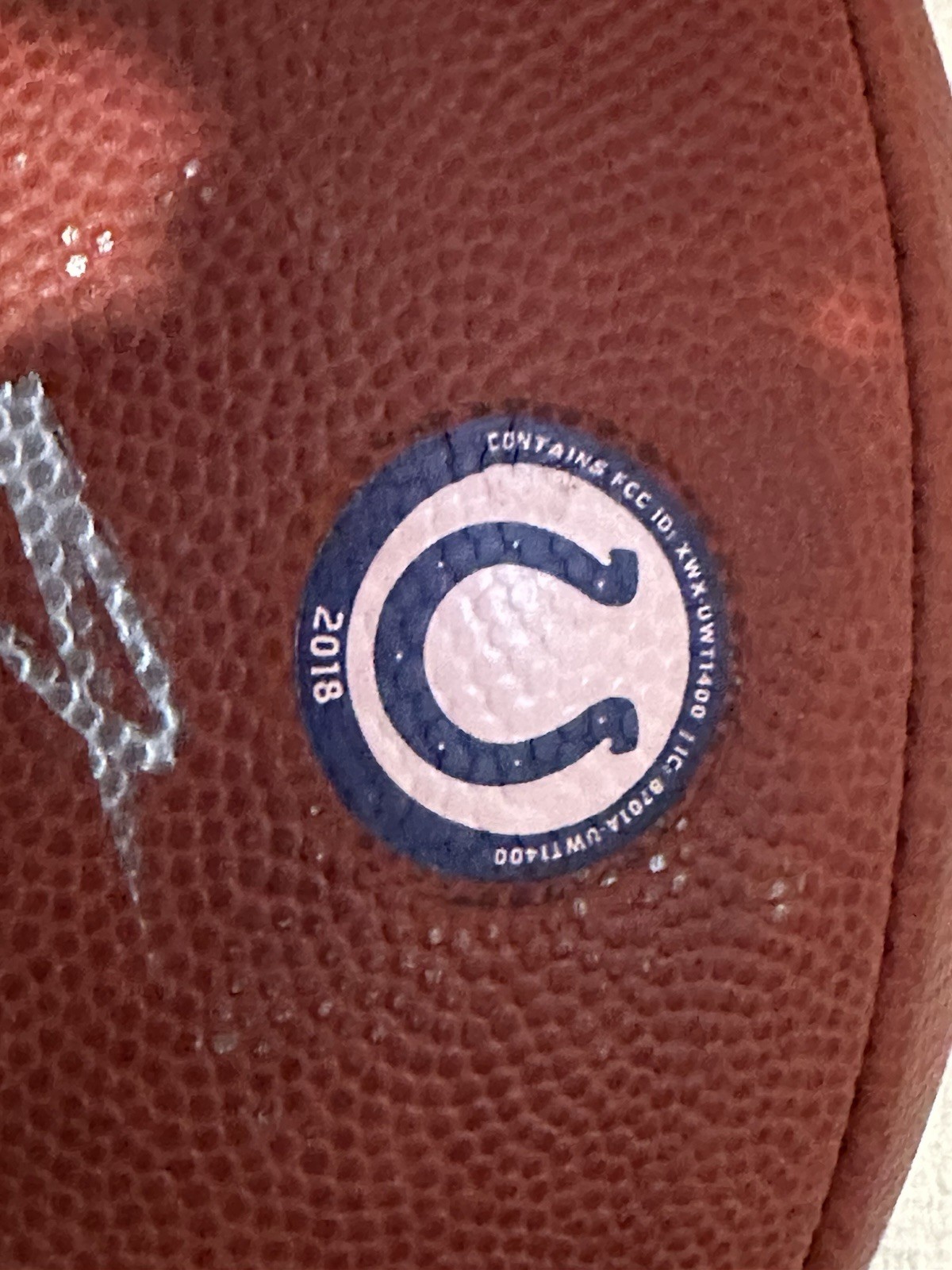 Indianapolis Colts Team Issued Football Deon Cain Autograph COA