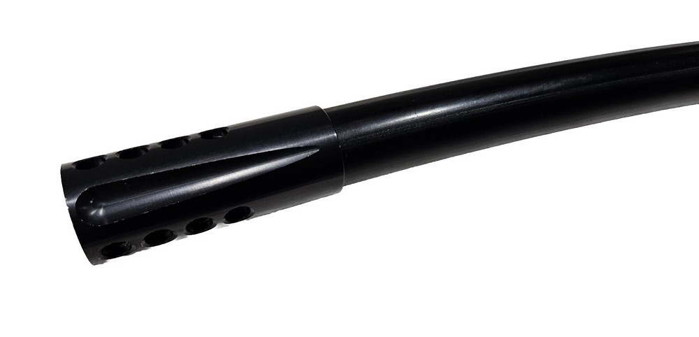 Tippmann Model 98 Paintball Gun Flatline Back Spin Extend Range Barrel No Shroud