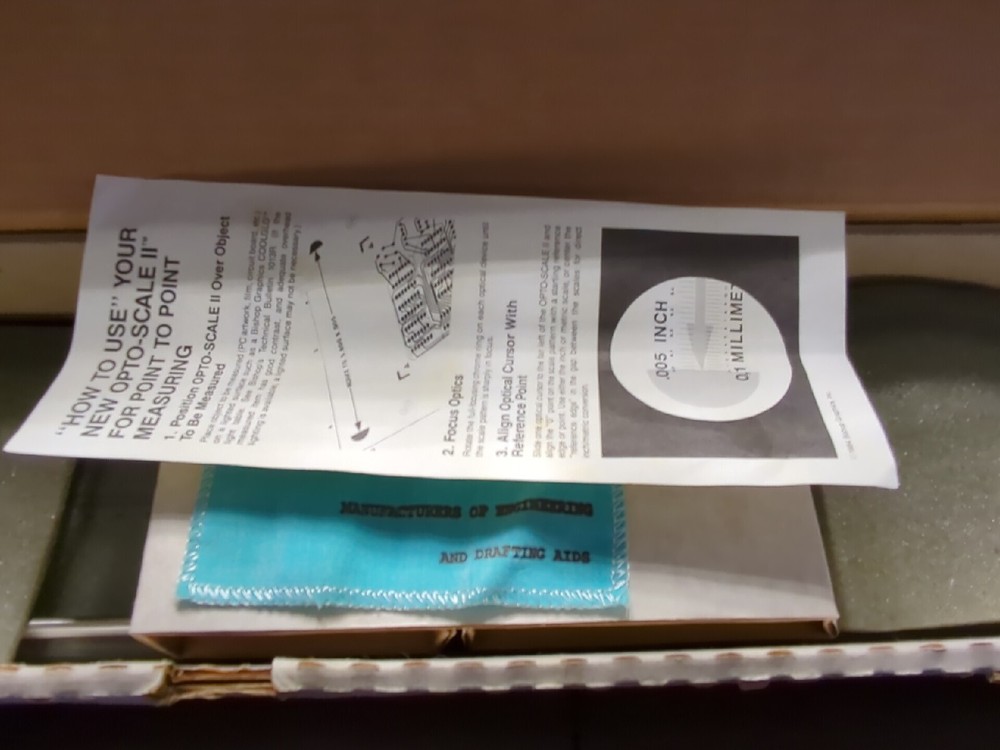 Bishop Octo Scale Precision Glass Measurement Instrument