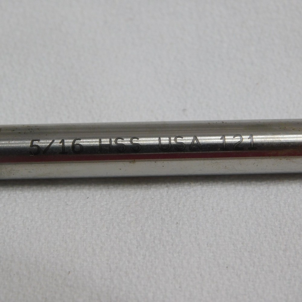 USA Made 5/16" Extra Length Straight Shank Bright Drill Bit