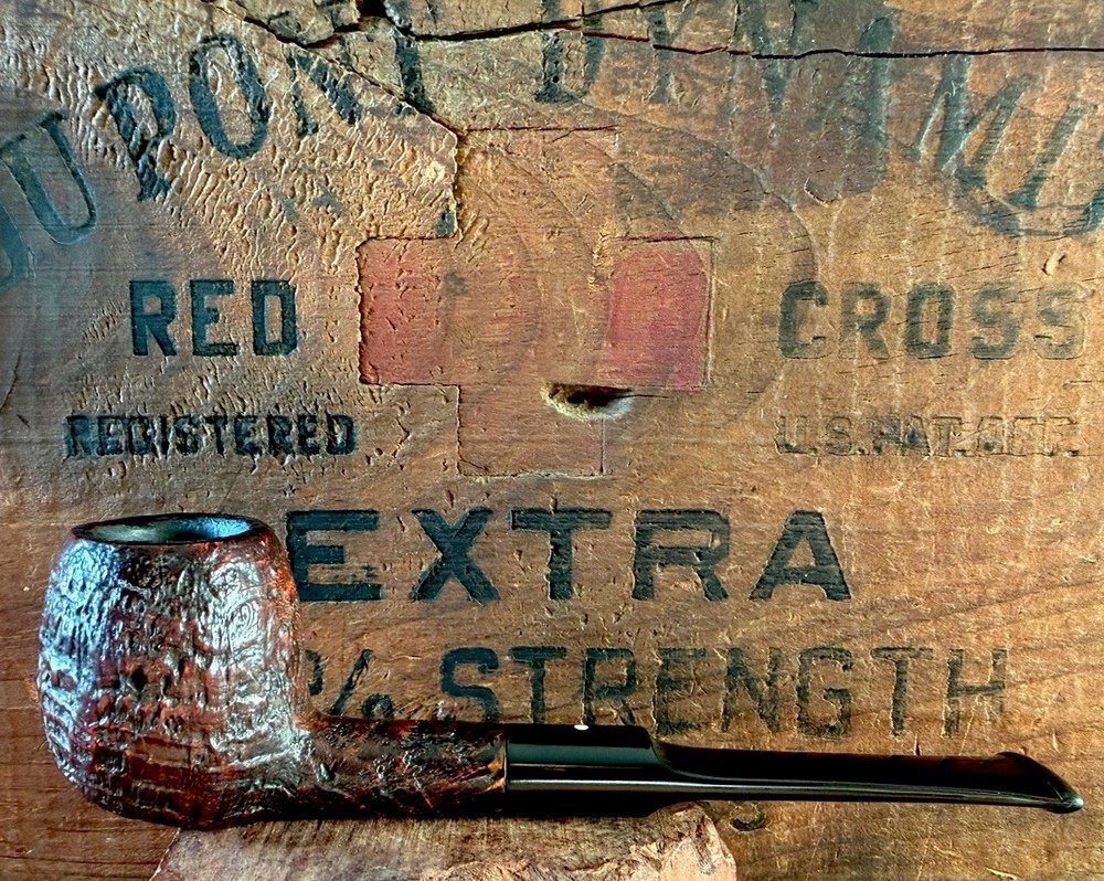 🔥1973 Dunhill Shell 685 2S Sandblasted Apple Very Nice 🔥