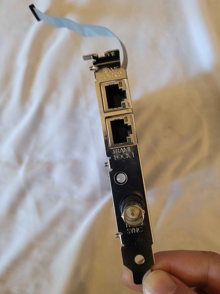 PNY NVIDIA Quadro G-Sync Genlock/Framelock VCQFXGSYNCG80 with cord