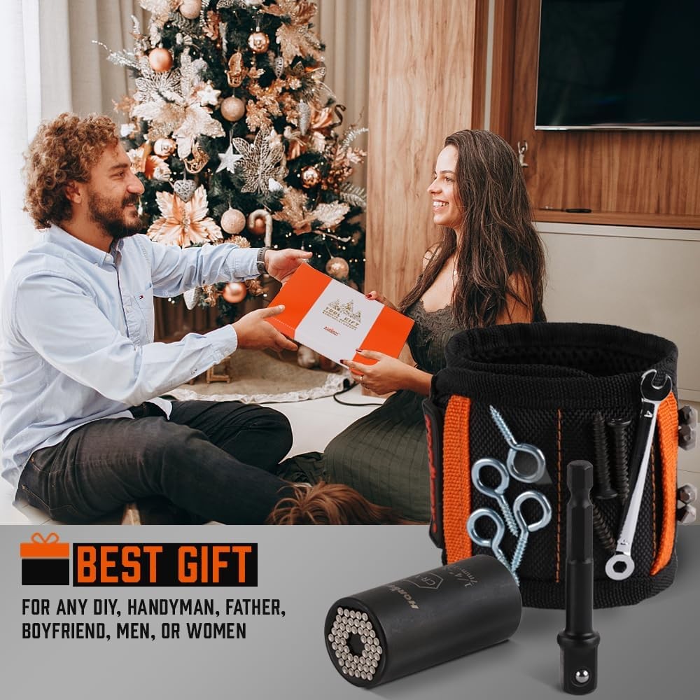 Magnetic Wristband & Universal Socket Grip, &