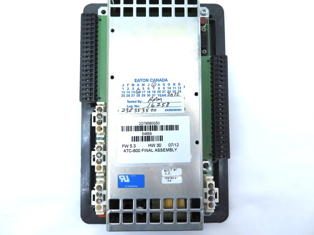 Eaton ATC-600 / 2D78580G50 Automatic Transfer Switch Display