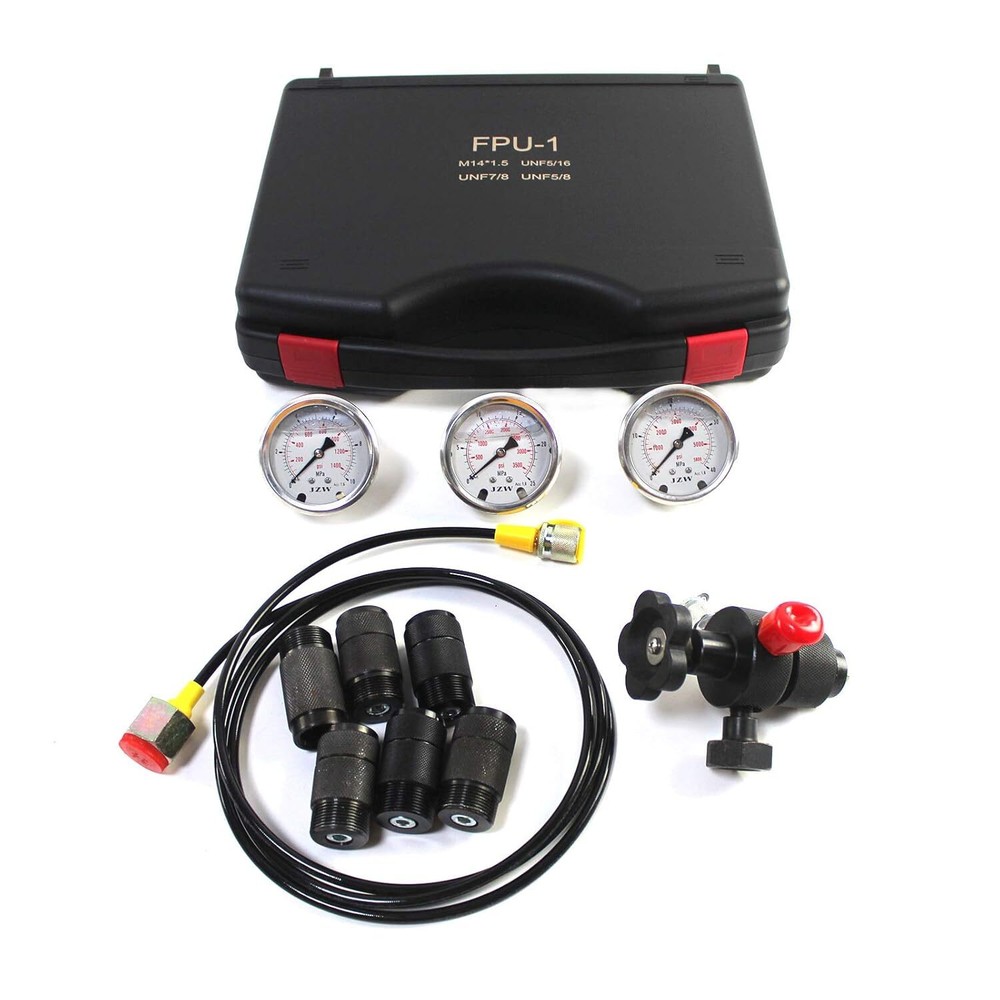 Hydraulic Nitrogen Accumulator Charging Kit, Nitrogen Pressure Test System Kit