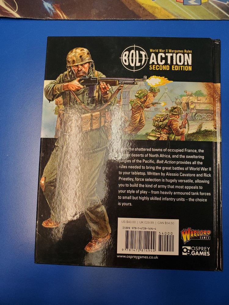 Bolt Action Second Edition Core Rules used Warlord Games