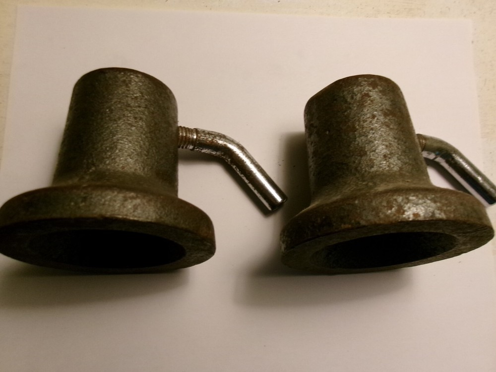 (2) VINTAGE 1" BAR COLLARS