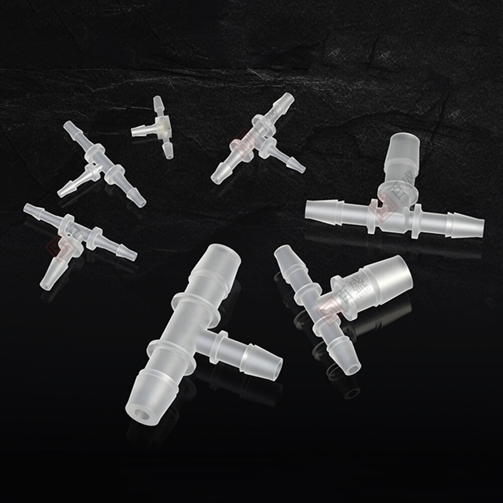 2-20mm T Piece 3 Way Plastic Joiner Barbed Reducer Connector Pipe Hose Water