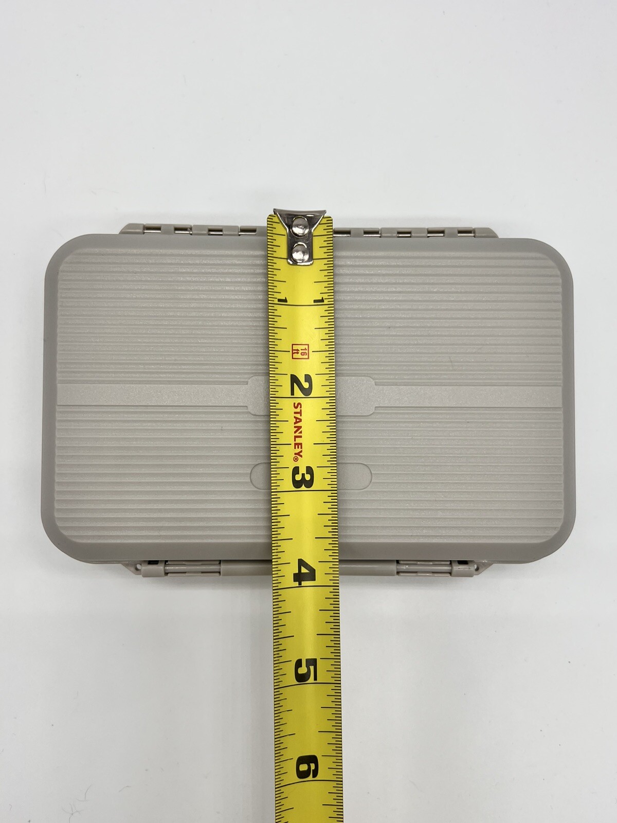 Large Waterproof Fly Box Swing Leaf Slot Foam holds Hundreds flies 5.75x 4x 1.7