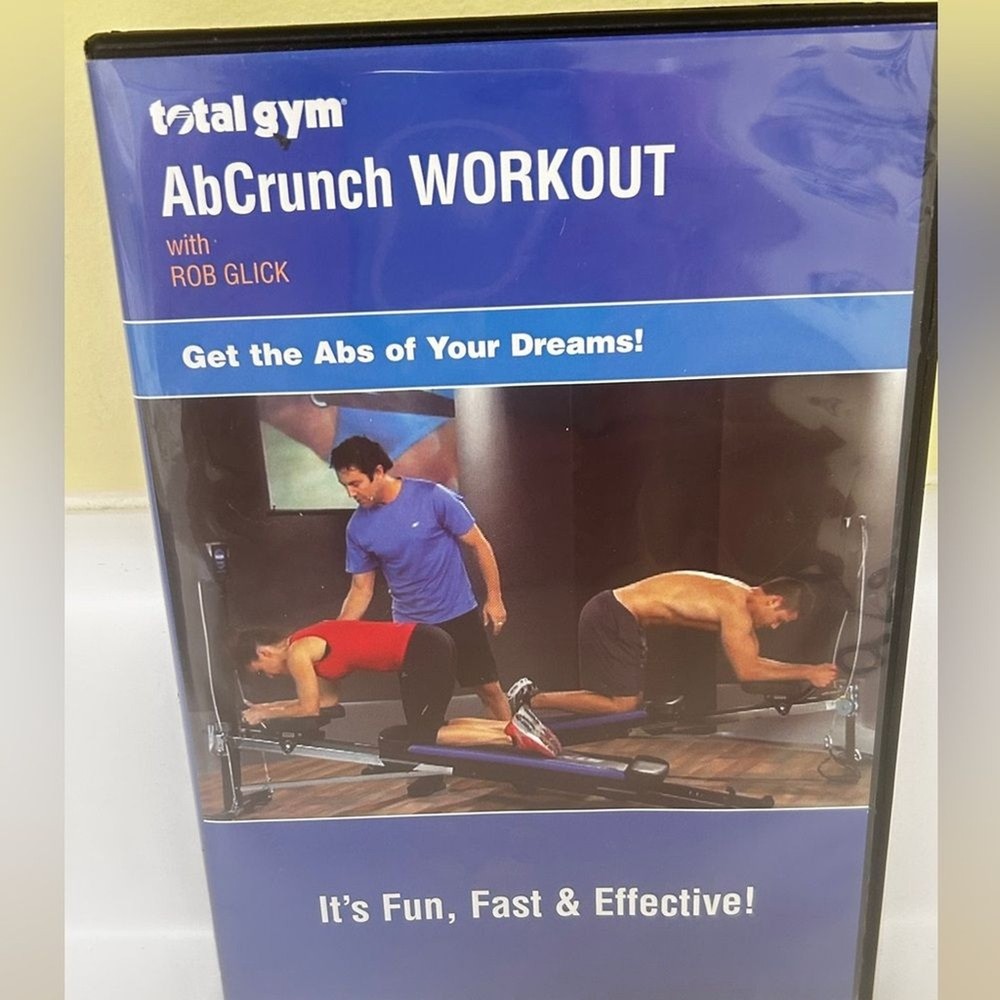 7 Total Gym workout training DVD’s