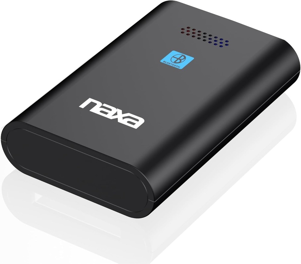 Naxa Electronics NAB-4001 Wireless Audio Adapter with Bluetooth for AUX Input