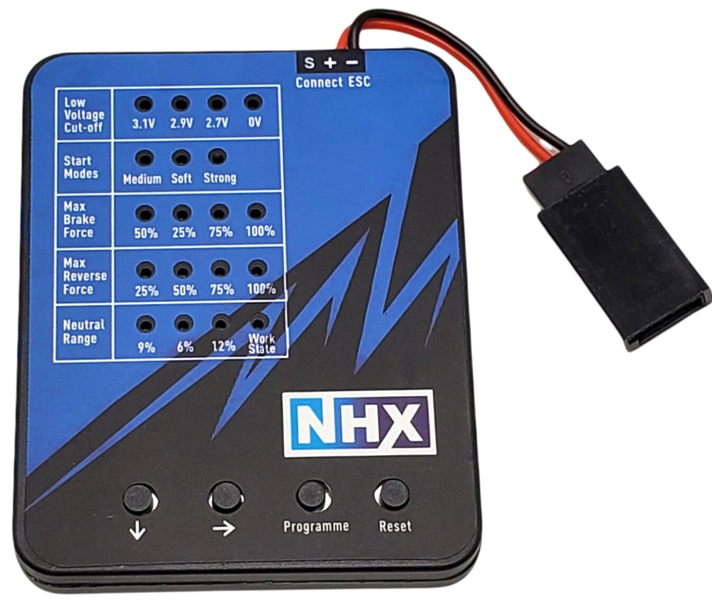 NHX RC Programming Card for Mini 18A Speed Control / ESC