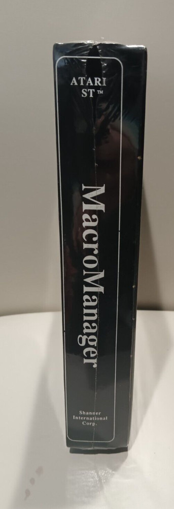 Macro Manager by Blue Moon Software ; Atari ST /520ST /1040 ST; NOS Disk CIB
