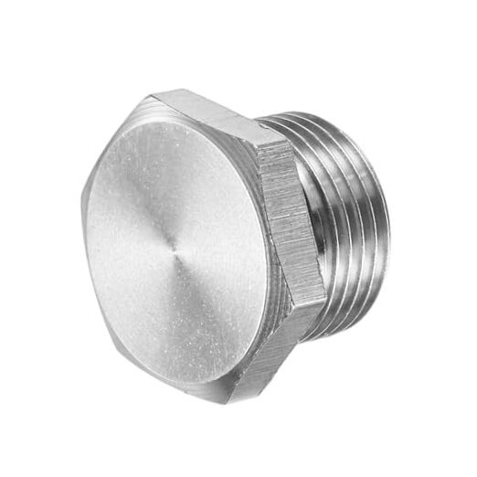 -Pack Outer Hex Head Thread Pipe Plug Fitting Male 304 Stainless M20x1.5mm 1