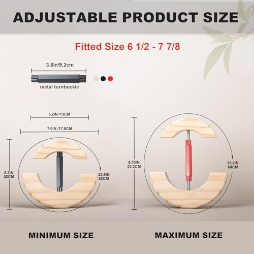 Hat Stretcher, Specifically Designed Hat Stretcher for Baseball Caps, Fitted