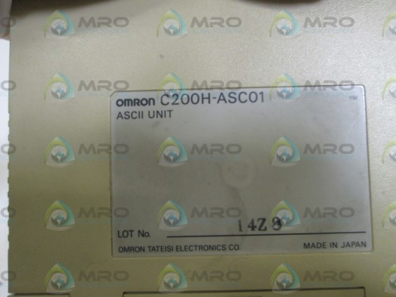 OMRON COMMUNICATION MODULE C200H-ASC01 UNMP