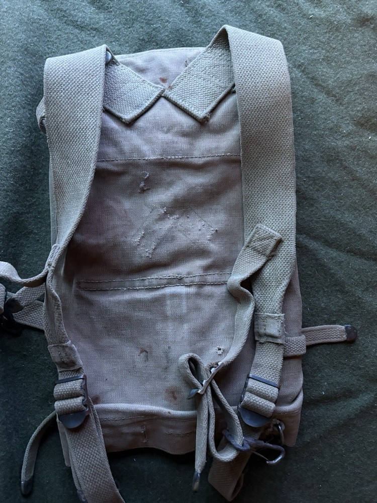 Original 1942 Baker Lockwood Haversack Missing Mess Kit Pouch