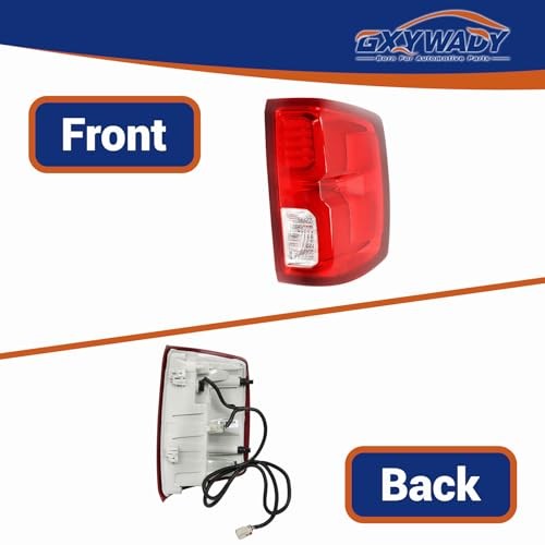 Passenger Right Side Tail Light Assembly Replacement for Silverado 1500 2016