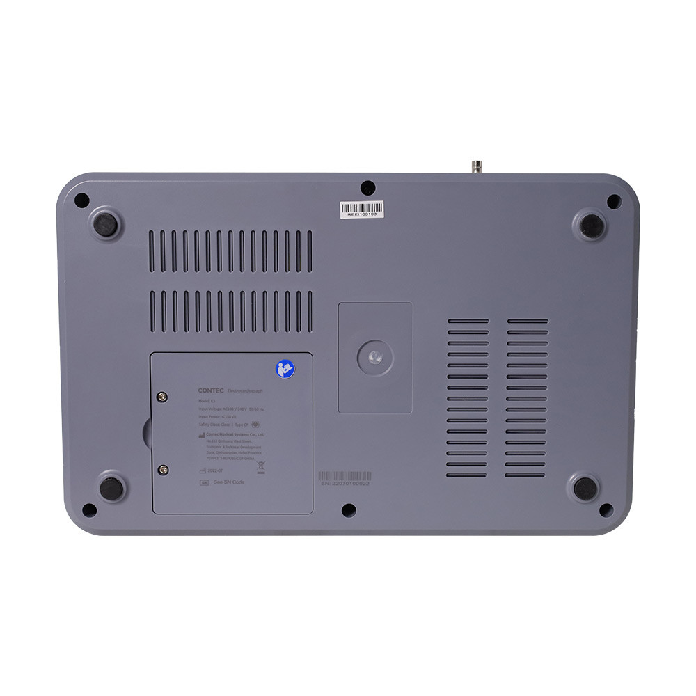 CONTEC E3 Portable 3-Channel 12-Lead ECG/EKG Machine with Printer + PC Software