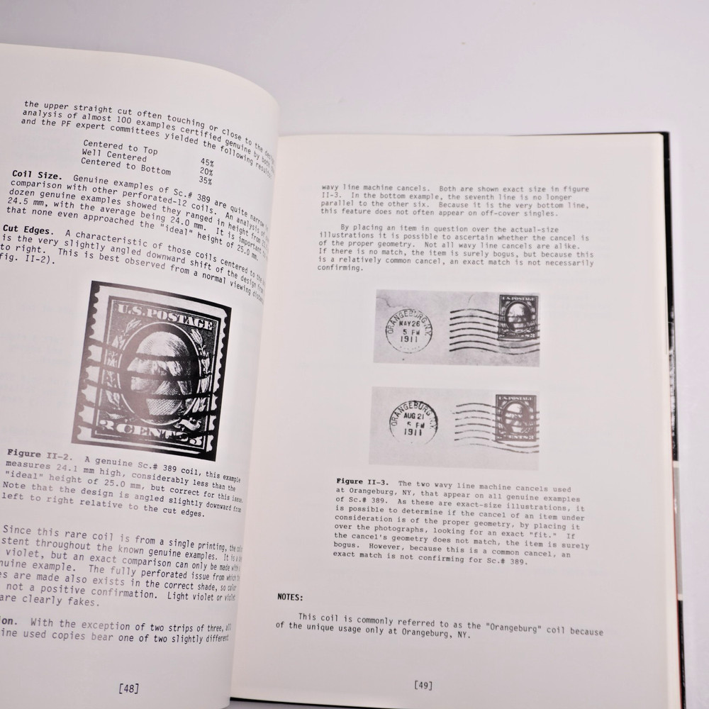 The Expert's Book Stamp Authentication Washington Franklin 1908-1923 Paul Schmid