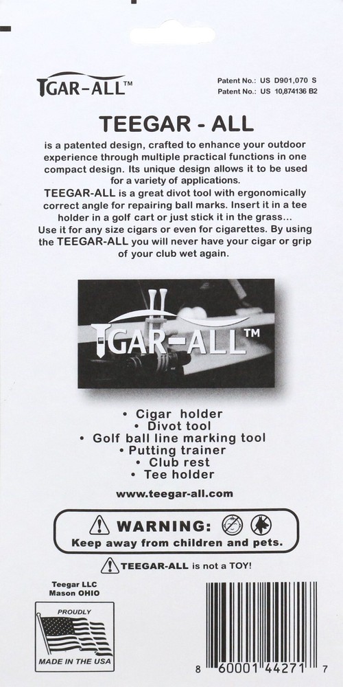 cigar holder multipurpose golf tool