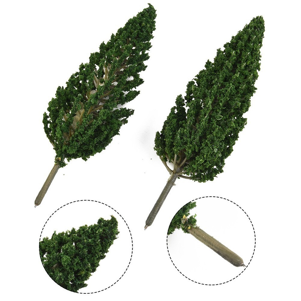 100Pcs Model Trees 38MM Model Pine Trees N Scale Train Railroad Landscape Layout