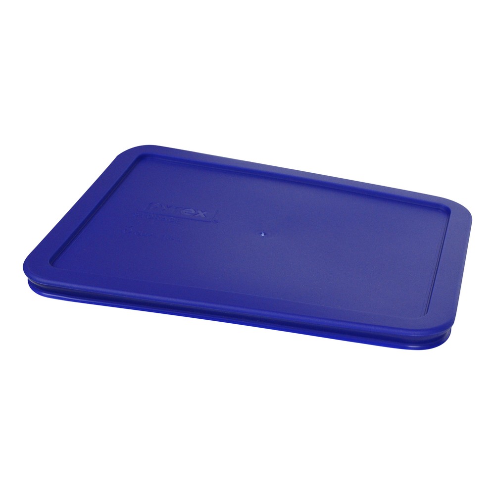 Pyrex 7211-PC Rectangular Blue 6 Cup Plastic Storage Lid Cover for Glass Dish