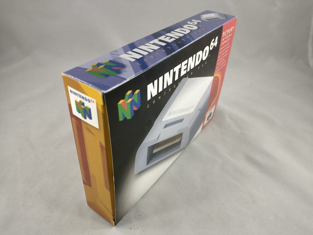 Nintendo 64 N64 Controller Pak w/ Original Box & Cardboard Insert