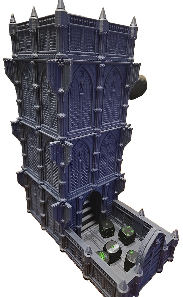 Cathedral Premium Made Dice Tower - Large Tower