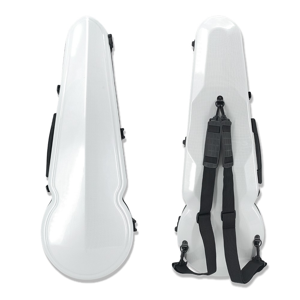 Fiber Viola Hard Case 16-16.5" Mixed Carbon Removable Neck Block & Toggle Handle