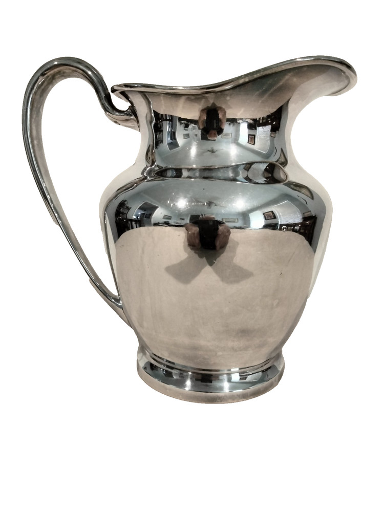 E.G. Webster & Son Silver Plated Pitcher - 8 inches tall - Good Condition
