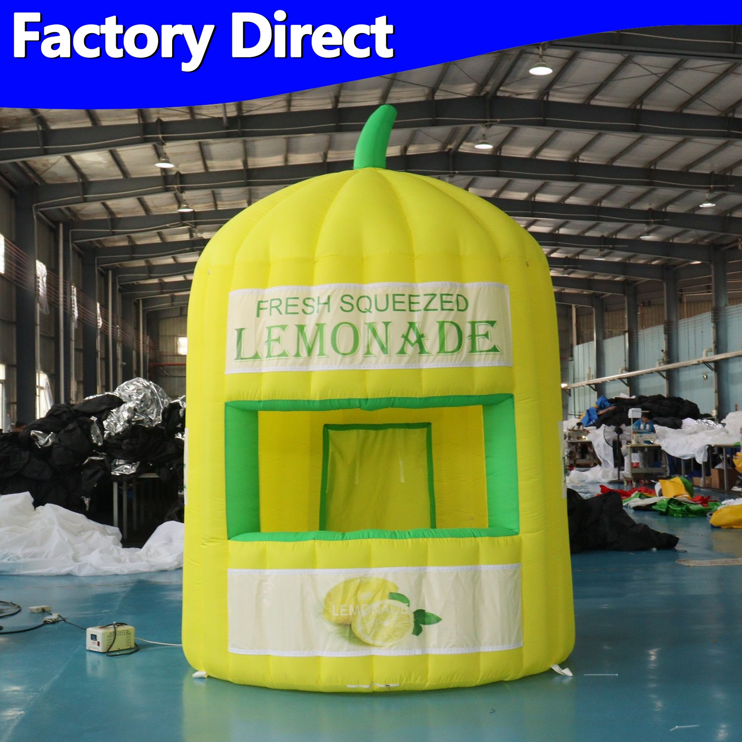 Inflatable Lemonade Concession Stand Booth for Outdoor Event Party Decoration