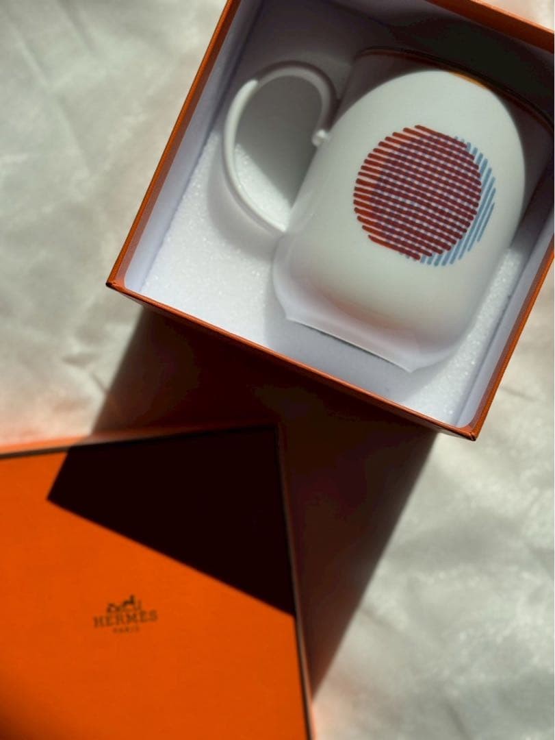 HERMES SAUT HERMES MUG Coffee Cup with Box Genuine Authentic Box Included